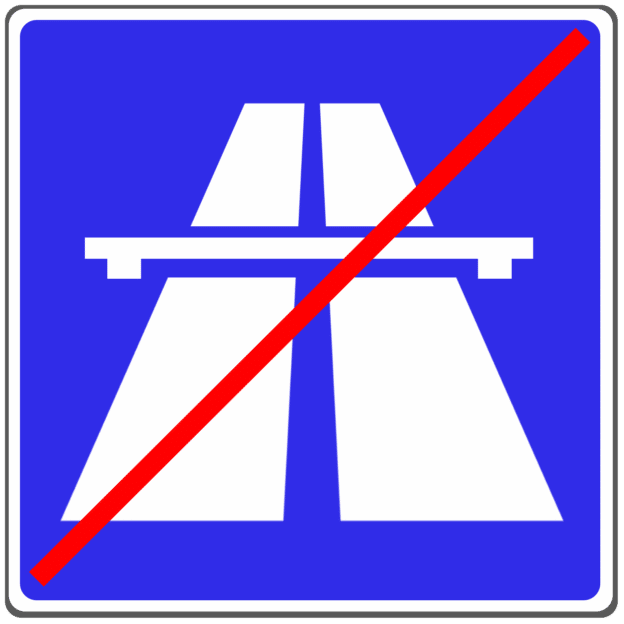 Autobahnschilder Wichtige Verkehrszeichen auf der Autobahn Autobahnschilder Wichtige Verkehrszeichen auf der Autobahn