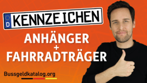 In unserem Video erfahren Sie, wann Sie ein Anhänger- oder Fahrradträger-Kennzeichen benötigen. 