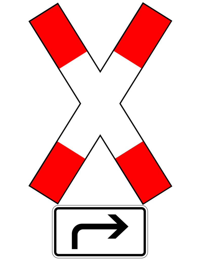 Andreaskreuz (Verkehrszeichen 201) | Regeln Gem StVO