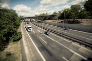 Auch auf der Autobahn in Belgien gilt es die Verkehrsregeln zu beachten.