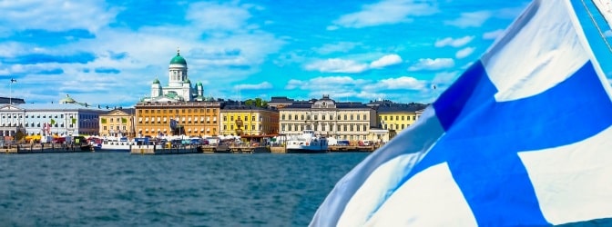 Ob zu Wasser oder über die Autobahn: Finnland ist auf verschiedenen Wegen zu erreichen.