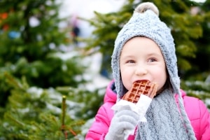 Eine Waffel kann in Belgien während der Ferien ein Genuss sein - Sommer wie Winter.