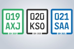 Ab 1. März 2021 ist ein blaues Versicherungskennzeichen vorgeschrieben.