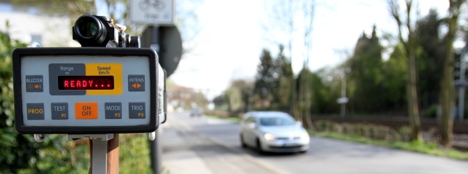 Blitzer: Der Fahrer ist nicht immer eindeutig erkennbar.