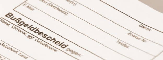 Bußgeldbescheid ohne Punkte: Gültig? | Bussgeldkataloge.de