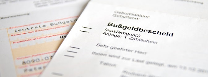 Die Bußgeldstelle in Niedersachsen verschickt Bußgeldbescheide und leitet Bußgeldverfahren ein.