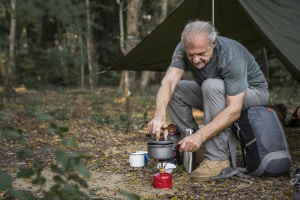 Im Wald ist das Camping meist verboten.