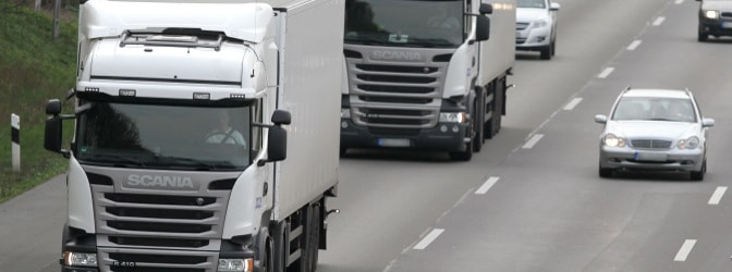 Auf der Fahrerkarte werden die Daten des Lkw-Fahrers und seiner getätigten Fahrten im Güterverkehr gespeichert. 