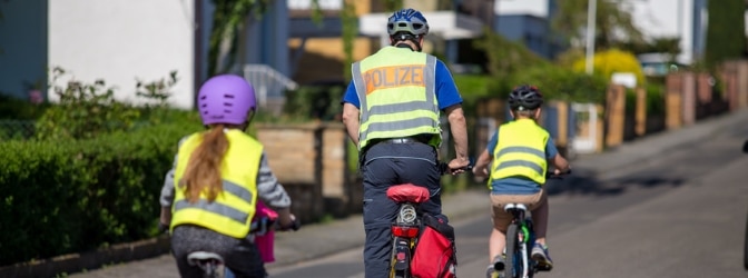 Die Fahrradprüfung legt die Basis für eine sichere Teilnahme am Verkehr.