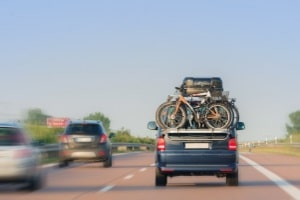 Ein Fahrradträger ist in Dänemark grundsätzlich erlaubt.