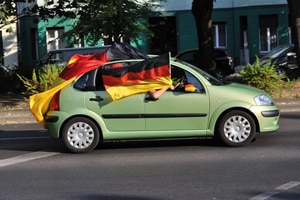 Ein Fahrverbot in Österreich erhalten: Gültig in Deutschland ist es nicht.