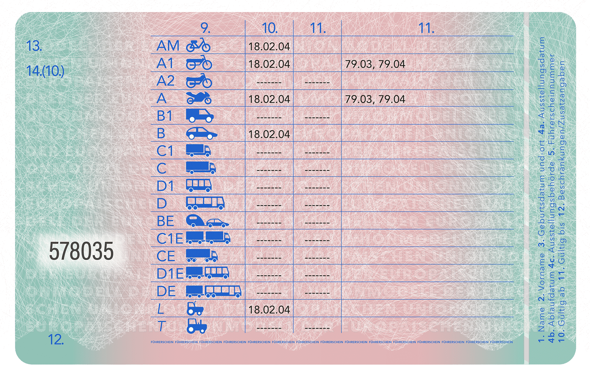 Das steckt hinter den Führerschein-Codes