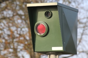 Die Geschwindigkeitsüberwachung wird häufig stationär aufgebaut. 