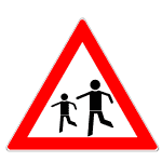 Verkehrszeichen Kinder