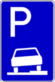 Parken auf Gehwegen