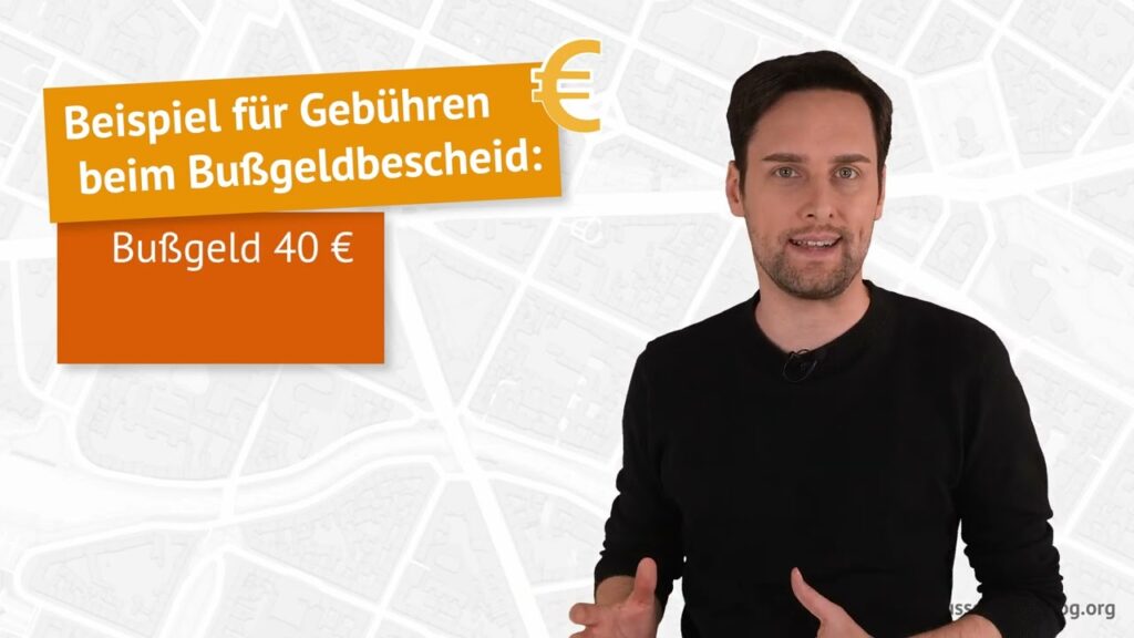 Wie hoch sind die Gebühren eines Bußgeldbescheids?
