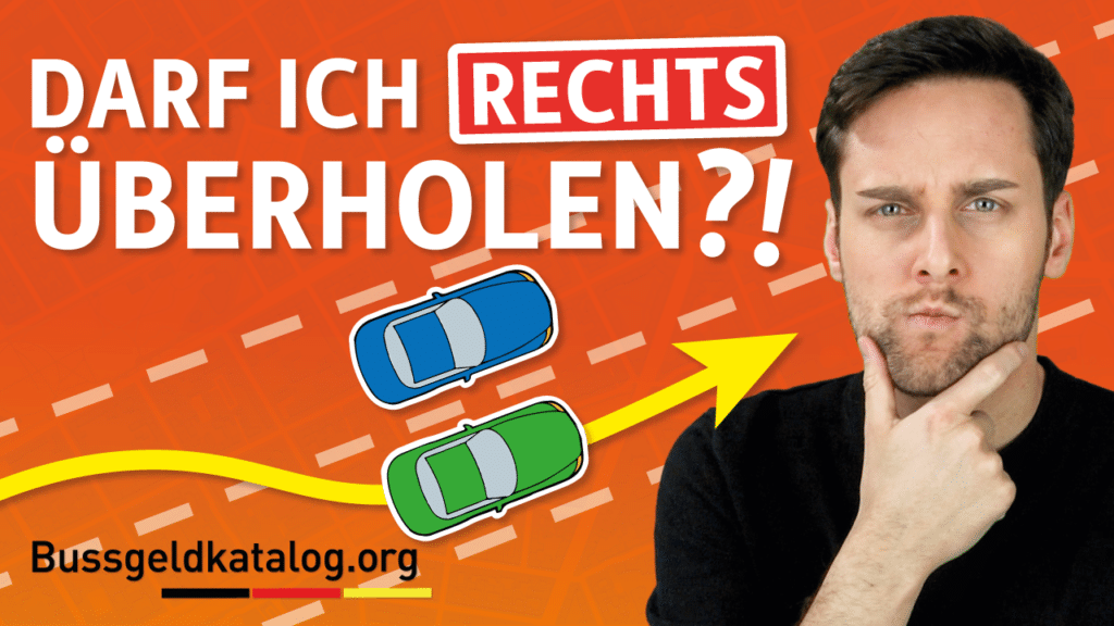 Wann dürfen Autofahrer rechts überholen?