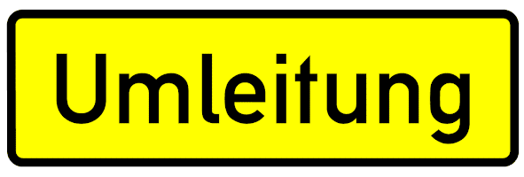 Umleitung (Ankündigung)