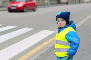 Die Verkehrserziehung trägt zur Verkehrssicherheit der Kinder bei.