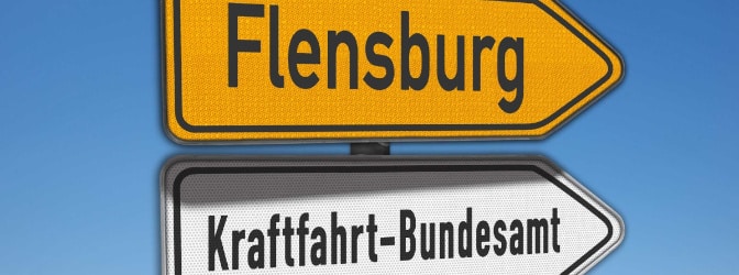 Je nach Verstoß erhalten Sie 1-3 Verkehrspunkte gemäß Flensburger Tabelle.
