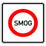 Verkehrszeichen 270 Verkehrsverbot bei Smog
