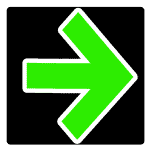 Verkehrszeichen 720 Grünpfeil
