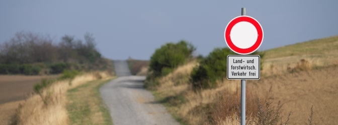 Achtung Bußgeld - Hätten Sie gewusst, was dieses Straßenschild