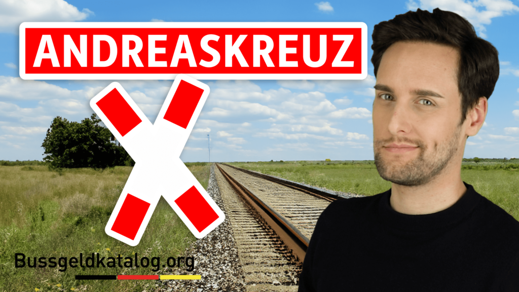 Worauf müssen Autofahrer beim Andreaskreuz besonders achten? Die Antwort gibt es im Video!