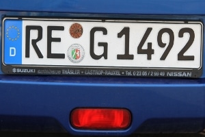 Wunschkennzeichen - Das Nummernschild mit individueller Bedeutung.